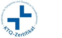 Zertifiziert nach den Regeln der Kooperation für Transparenz und Qualität im Gesundheitswesen GmbH (KTQ-GmbH) mit der Zertifikationsnummer 2025-0003 KHVB